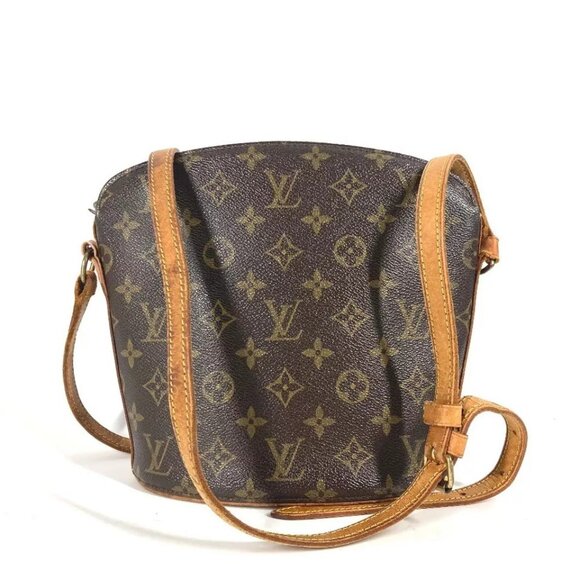 LOUIS VUITTON Monogram Drouot Crossbody Pochette bag Shoulder Bag - Picture 10 of 16